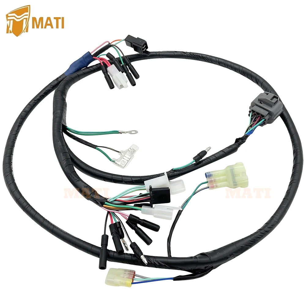 Wire Wiring Harness Main Electrical Harness for Honda FourTrax 300 2x4/4x4 TRX300 TRX300FW 1997-2000 32100-HM5-A10 motorcycle ignition key switch electric door lock for honda fourtrax 300 trx300fw 4x4 trx300 trx 300 2x4 1990 2000 35191 hc4 670