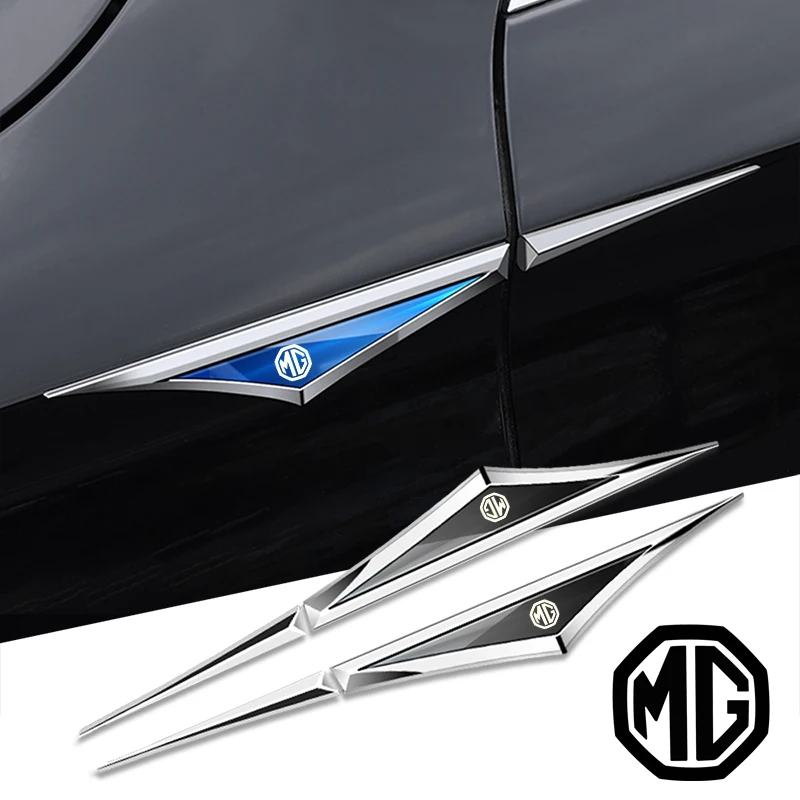 2 Pezzi Adesivi Per Auto In Lega Accessori Per Auto Per Mg Zs Express Mg 3 6 7 Gs Tf Zr Zt X-Power