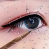 0.01mm Ultra Slender Liquid Eyeliner Pen, Extra Slim Eyebrows Pen Waterproof Professional Sweat Proof Liquid Eye Brow Pencil Lon 1