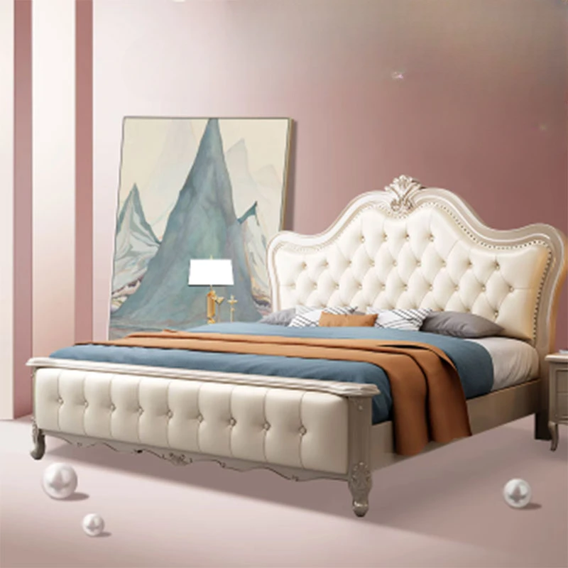 Struttura Per Bambini Letto Matrimoniale Supporto Di Lusso Doppio Soggiorno Letto Matrimoniale Materasso Principessa Letto Matrimoniale Mobili Casa