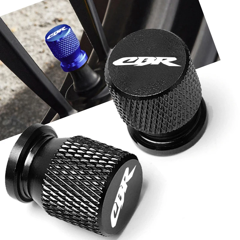 오토바이 타이어 밸브 에어 포트 스템 커버 캡, 혼다 CBR CBR650R CBR650F CBR500R 용, CNC 알루미늄 액세서리, 2 개