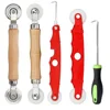 Screen Installation Tools Wooden/Plastic Handle For Household Screen Door Installation Hand Crank Roller Home Tools 1