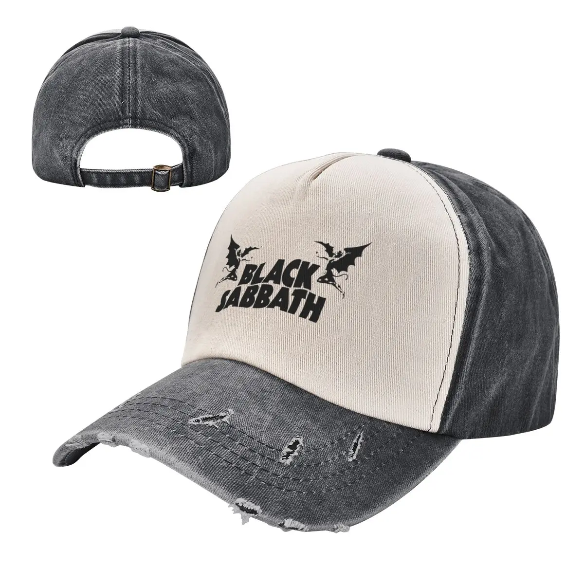 

Unisex Fashion Black Sabbathe Washed Baseball Caps