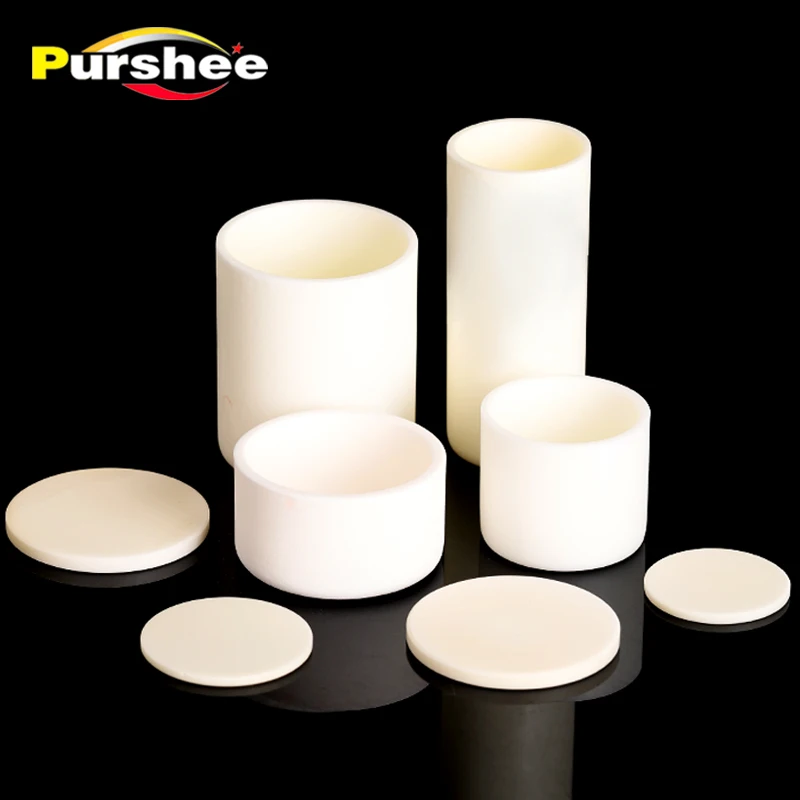 99% Alumina cylindrical crucible Specification 1（with lid） alumina crucible