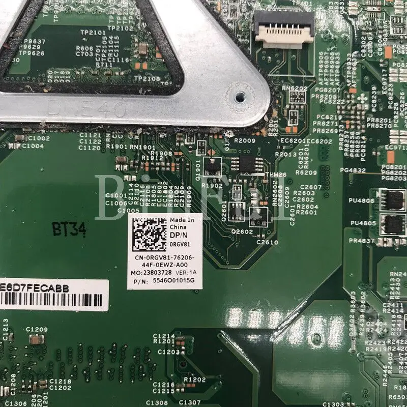 Mainboard para Dell Latitude 3440 Computador Portátil Placa-mãe com Sr1en I34030u Cpu 100 Completo Testado Funcionando Bem Cn0rgv81 0rgv81 Rgv81 - Imagem 2