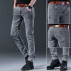 Trendy Men Retro Washed Snowflake Slim Fit Classic Jeans Male Casual Street Skateboarding Denim Pants Stretch Skinny Trousers 2