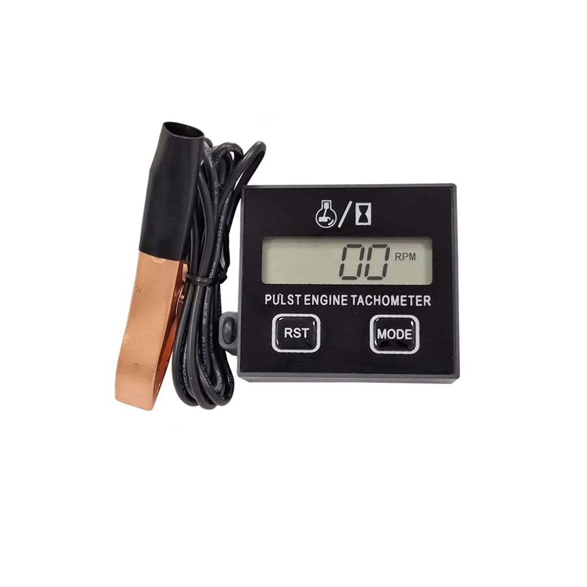 

Digital Gasoline Engine Tachometer Resettable Inductive Contact Tachometer for Chain Saw Engine Lawnmower