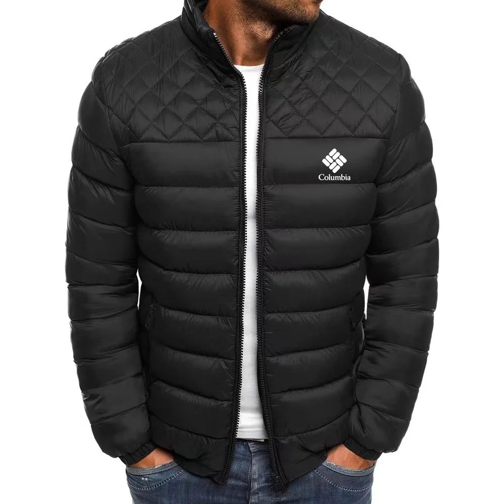 

Pi Shuai Jacket Parka Men's Thick Jacket Autumn/Winter Cotton Down Coat Jacket Harajuku Casual Coat Men's Fashion Clothing
