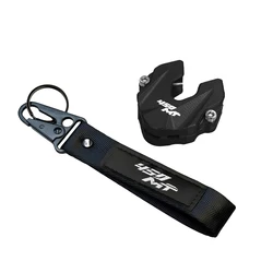 CNC Motorcycle Keyring Cover Case Shell Key Chain (C - Black FOR 450MT)