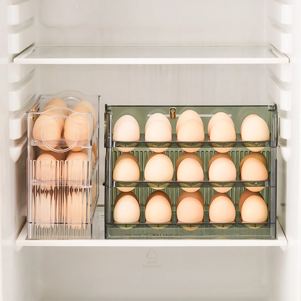 Large Capacity Egg Fridge Storage Box 5