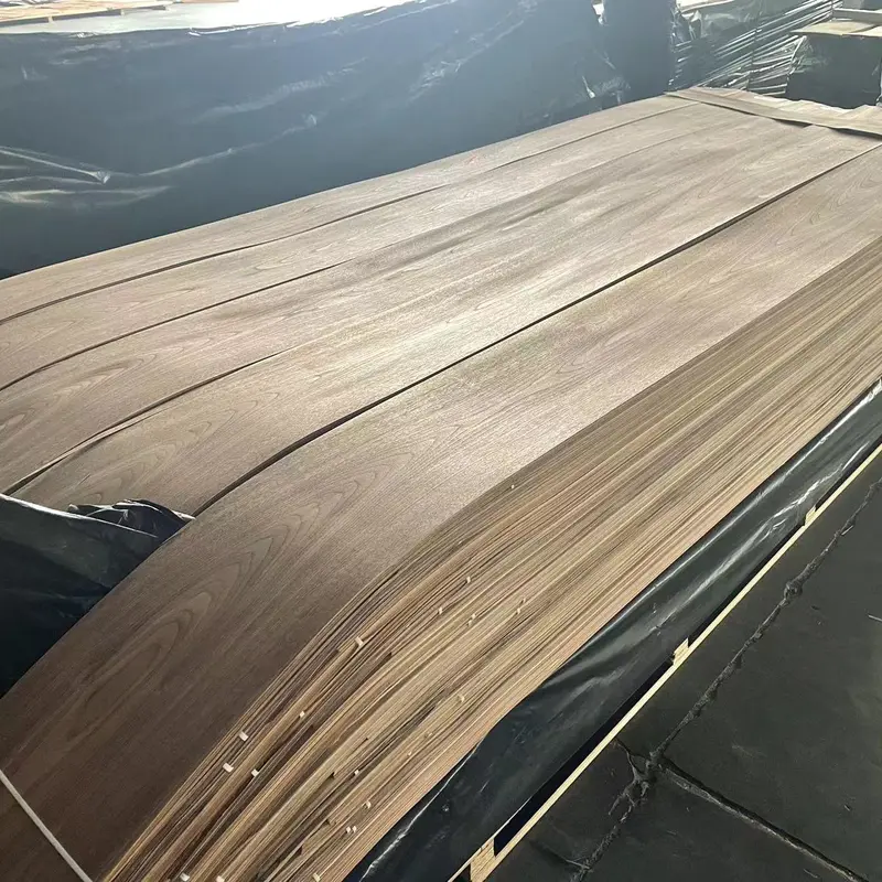 American Walnut(C.C) Wood Veneers Flooring DIY Furniture Natural Material Bedroom Chair Table Skin More Size hour Veneer - Image 6