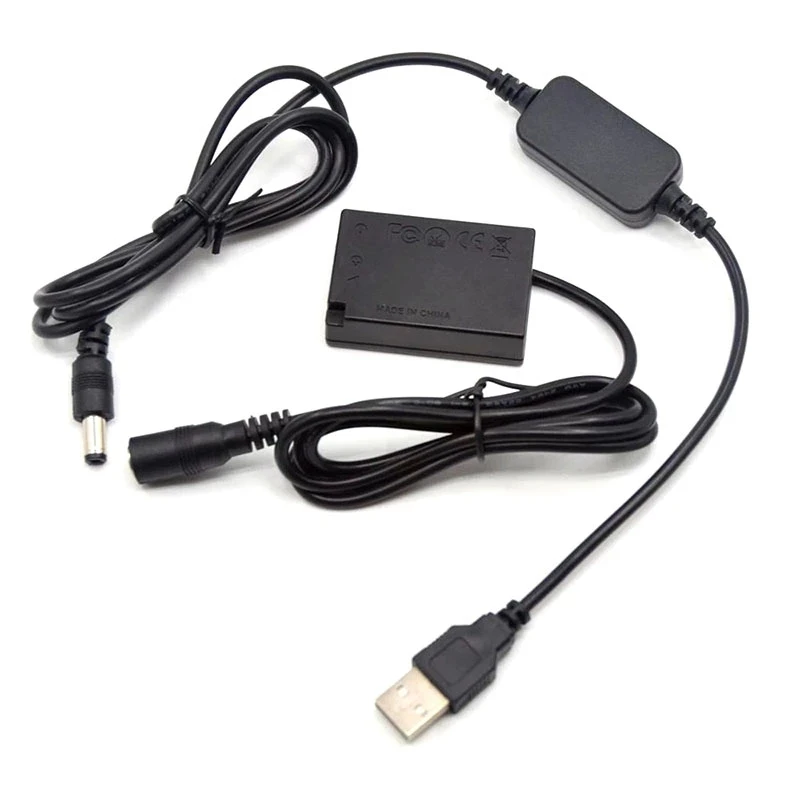 Adaptateur Secteur ACK-E18 Pour Canon LP-E17 - Batterie Factice Pour EOS 200D II, 77D, RP, R10, Etc.