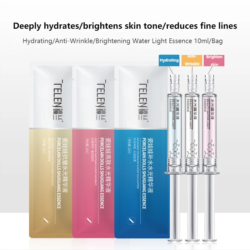 Anti-Wrinkle Hydrating Essence Deep Moisturizing Brighten Skin Tone Whitening Fade Fine Lines Hyaluronic Acid Korean Beauty Care blossoming beauty hydrating