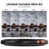 K&F Concept Nano-X Series ND4-64 Variable ND Lens Filter & CPL Polarizers Filter 2-in-1 With 28 Layer Coatings 67mm 77mm 82mm 3