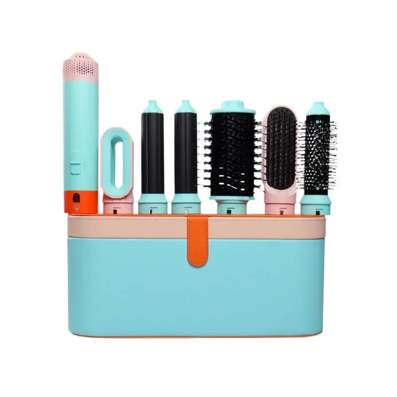 2025 New 6-in-1 Curling Iron Hot Air Comb Multifunctional Hair Dryer Automatic Curling Iron Hair Styler 6