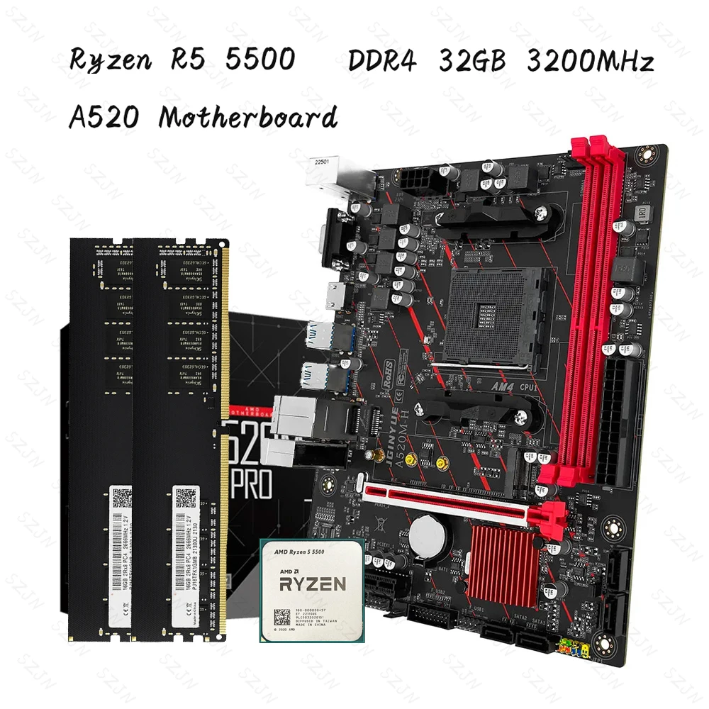 Ryzen5　5500　他マザーボード、メモリセット Ryzen5 5500 他マザーボード、メモリセット （AMD Ryzen 9