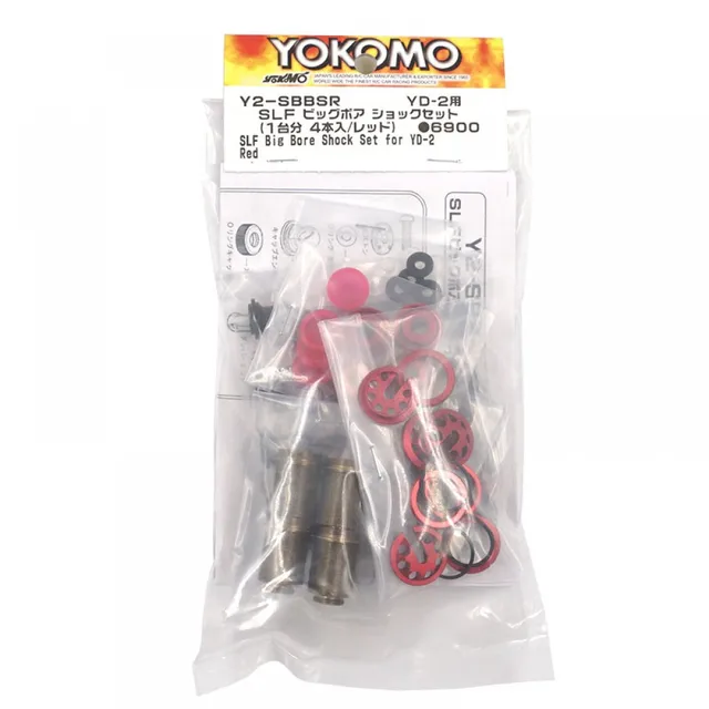 ヨコモ　YD-2用SLFビッグボアショックセット (レッド)　YOKOMO Amazon.co.jp: YD-2用SLFビッグボアショックセット(レッド