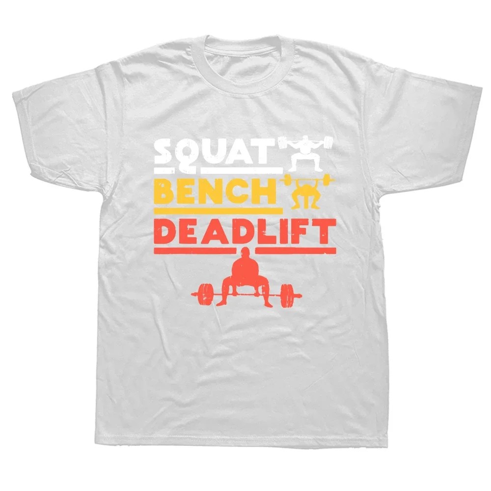 Funny Powerlifting Squat Bench Deadlift Weightlifting T Shirts