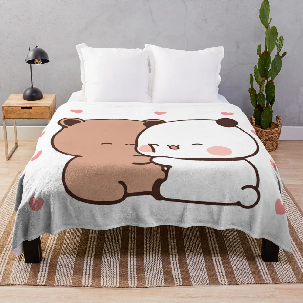 Cobertor De Cobertor Para Bebé Urso Panda Abrajo, Bubu E Dudu Lance