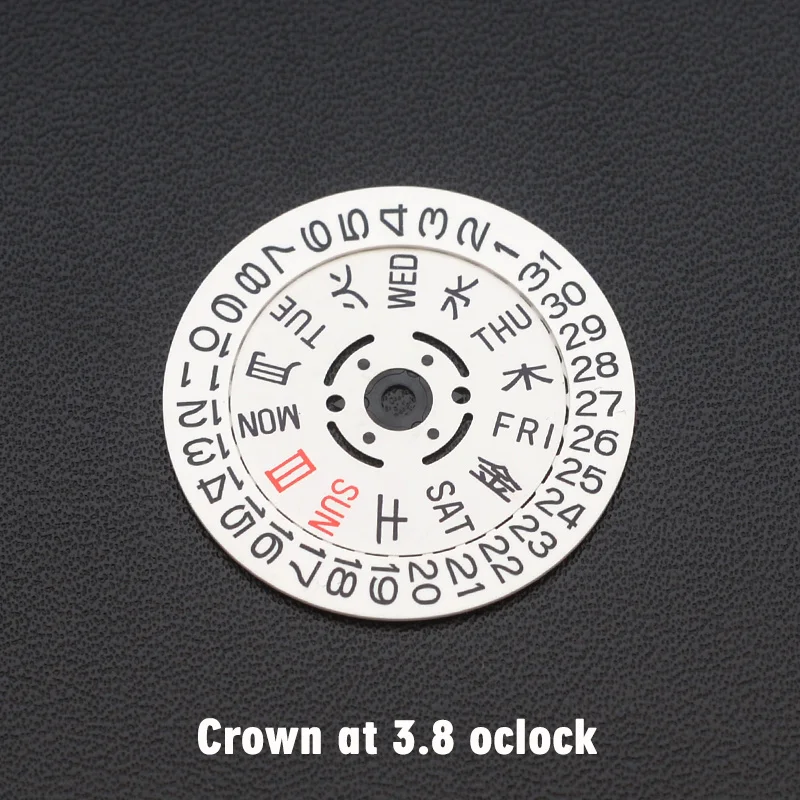 NH35 NH36 일본 간지 다이얼, SKX007 무브먼트 날짜, 주간 휠 크라운, 밸런스 시계 수리, MOVT 다이얼, 3.8/4.1, 신제품