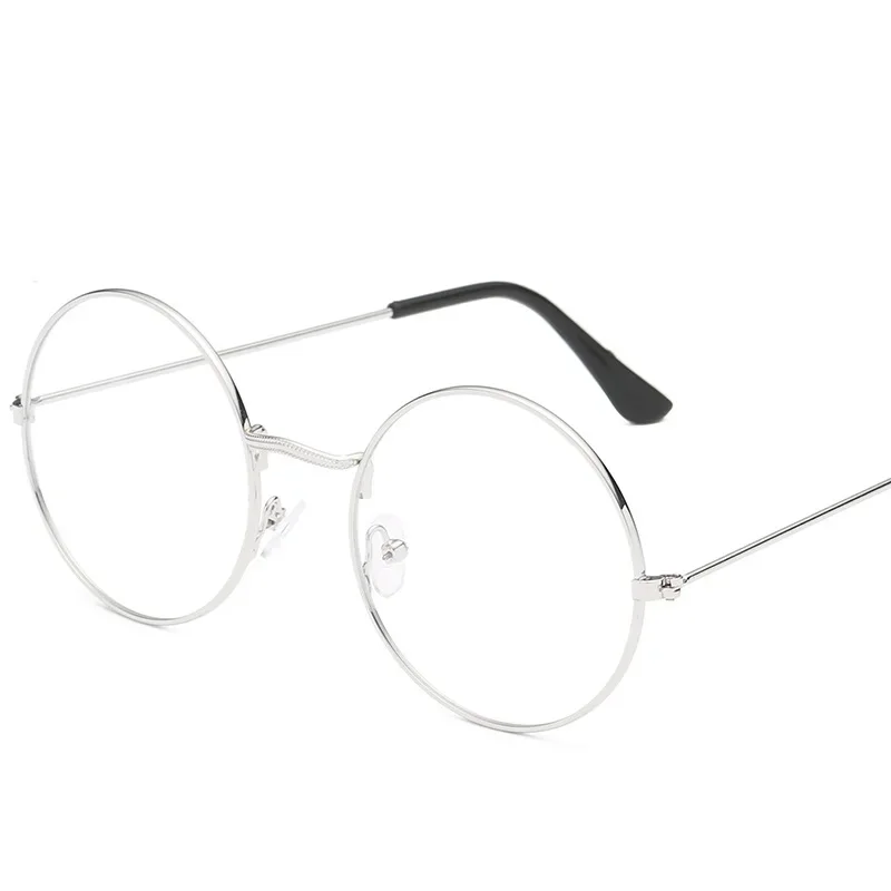 Harry Potter Harajuku Round Metal Flat Light Glasses Vintage Men's Women's Style Artistic Nearsighted Glasses Anime Framework 5