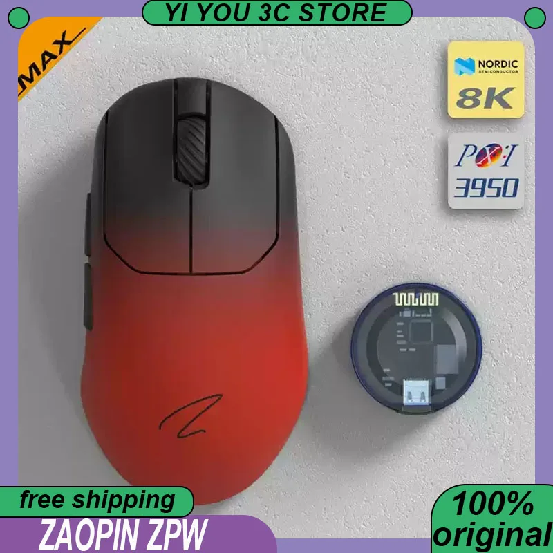 Zaopin ZPW ゲーミングマウス 8K対応 有線・無線対応 ブルー Zaopin ZPW ゲーミングマウス 8K対応 有線・無線対応 ブルー