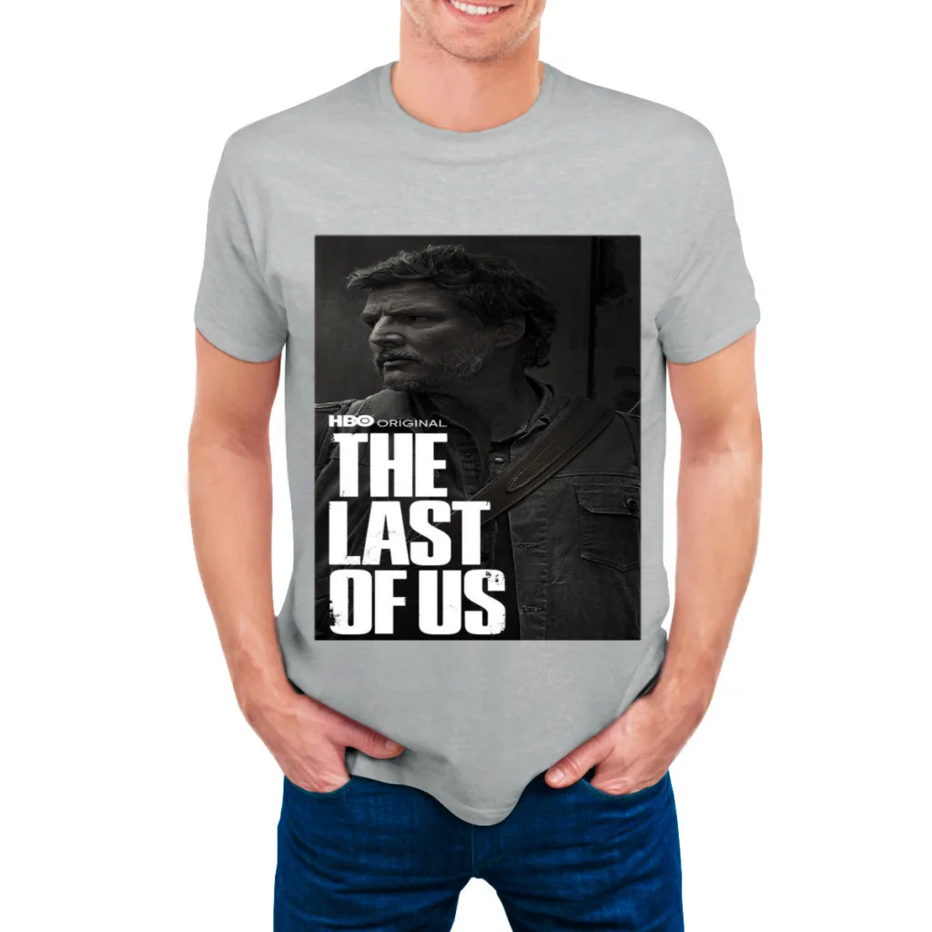 Camiseta de manga corta con cuello redondo y nueva camiseta de verano para hombre de The Last Of Us