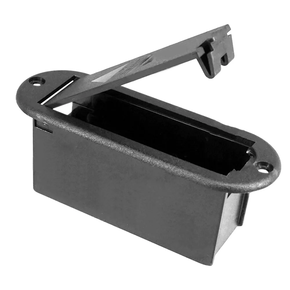 Bass-Batteriegehäuse, 81,5 x 29,5 mm, 9 V-Batteriekasten, flache Montage, Batteriegehäuse für elektrische Instrumente für aktive Tonabnehmer – Detail 9