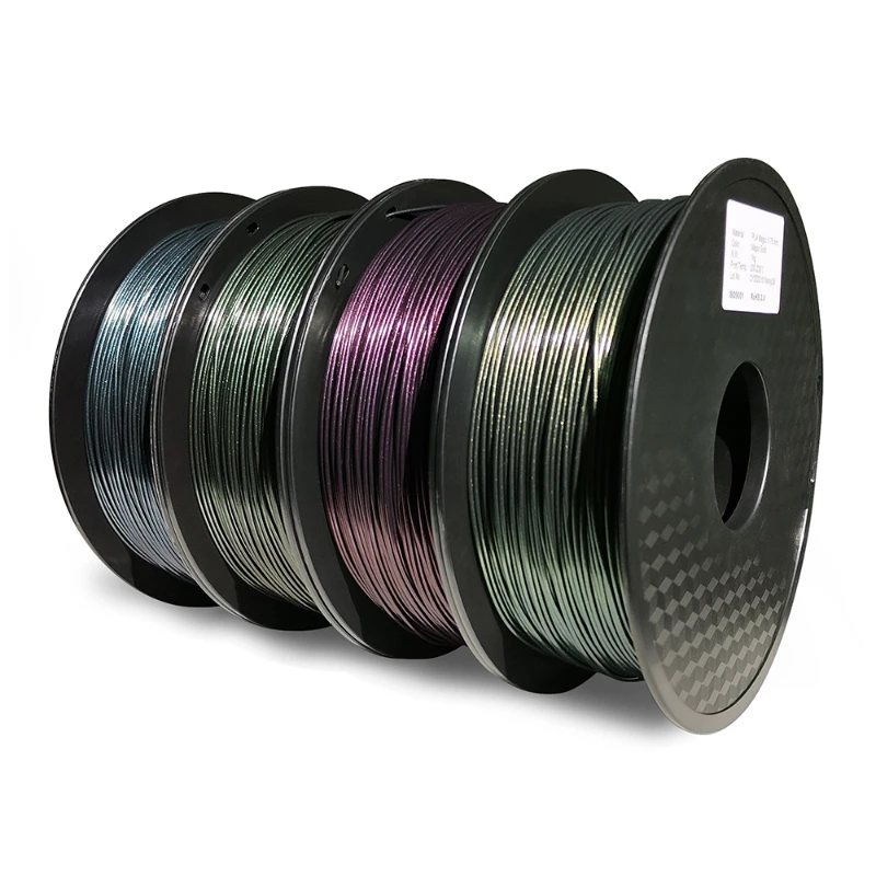 3d Printing Glitter Magic 3D Printer Filament PLA 1.75mm Sublimation Products Shiny Metal-Like Material 3D Printing Material