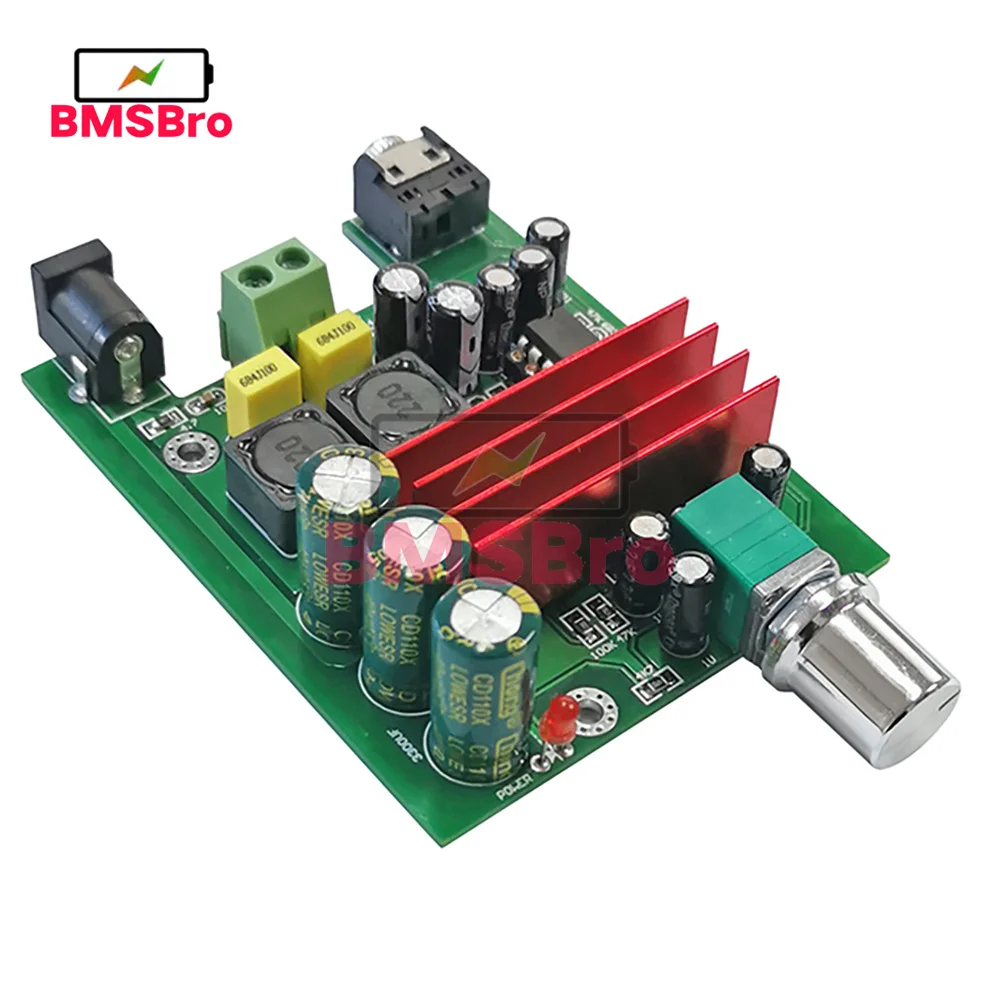 Audio Amplifier Board Operational Amplifier TPA3116D2 Subwoofer Digital Power Amplifier Board TPA3116 Amplifiers 100W Audio Module NE5532 amplifier board size: 75X60MM audio amplifier board,operational amplifier