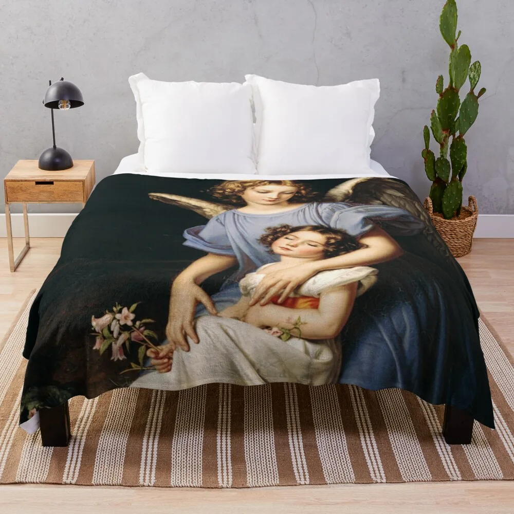 

Guardian angelThrow Blanket Quilt Blanket Giant Sofa Blanket
