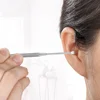 8pcs/set Stainless Steel Ear Wax Pickers Cleaner Ear Wax Removal Tools Set Ear Picks Wax Removal Tweezers Ear Pick Clean Tool wi 5