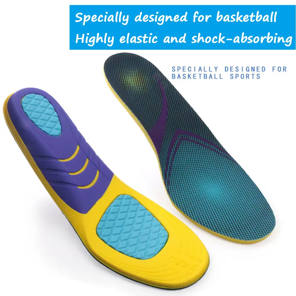 Arch support sports insoles military training anti-slip foot protection men women universal sweat breathable leisure full pad