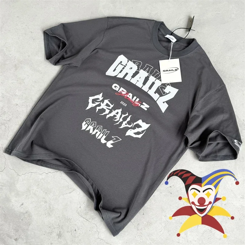 

Grailz Project G/R футболка для мужчин и женщин неоновые буквы с коротким рукавом футболки топы футболки