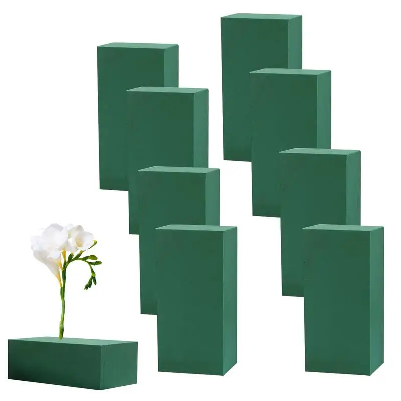 Floral Foam Blocks Large Wet Foam For Fresh Flowers 8 Pcs Foam Flower Blocks  Packaging Bouquet Flower Material Flower Mud Brick - AliExpress