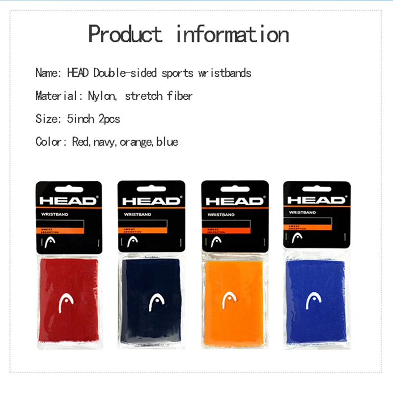 Tennis Wristband Badminton Sport Wristband Cotton Sweat Wiping Non Slip tennis accessories fitness wristband sport wrist band