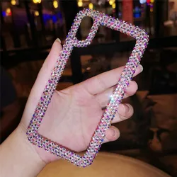 Elegant Bling Diamond Rhinestone Phone Case, Clear s - iPhone 12 (Colorful)