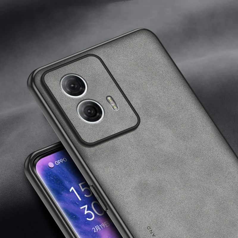 Luxurious Leather Comfort Shockproof Case for Motorola Edge 50 Fusion