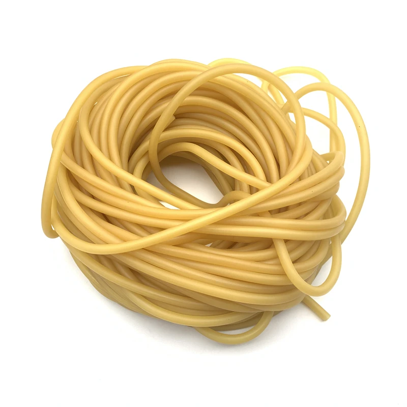 Nature Latex Rubber Hoses 1.6 2 3 4 5 6 7 9 10 12 14 17mm High Resilient Elastic Surgical Medical Tube Slingshot Catapult 1M/3M rubber hose rubber tube rubber tubing