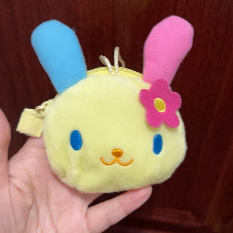 Cute Usahana Plush Coin Purse Wallet for Girls Kids Kawaii Women Bag Keychain Anime Bunny Mini Coin Pouch Storage Organizer Bag plush coin purse