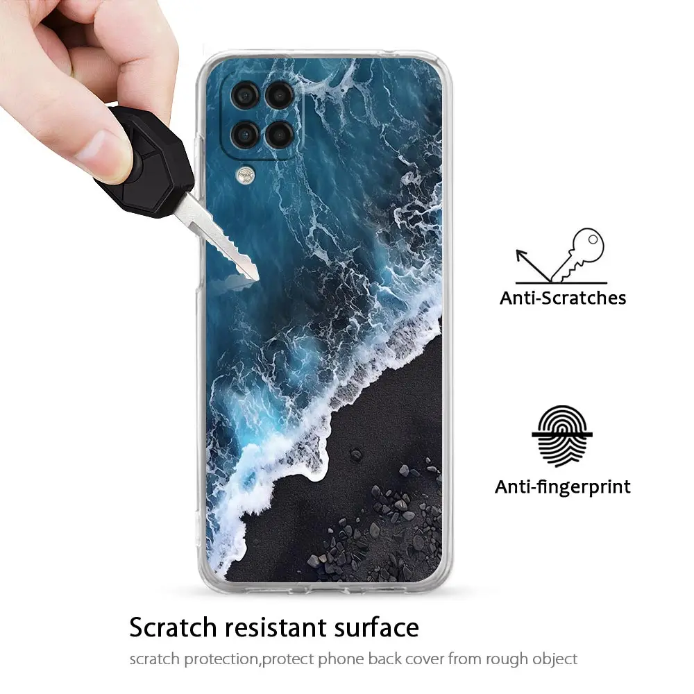 Blue Sea Ocean Waves Phone Case Cover