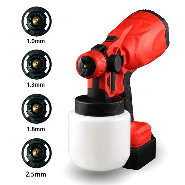 Pistolet à peinture aste sans fil, haute puissance, contrôle de débit,  batterie Makita 18V, 800W, 1000ml - AliExpress