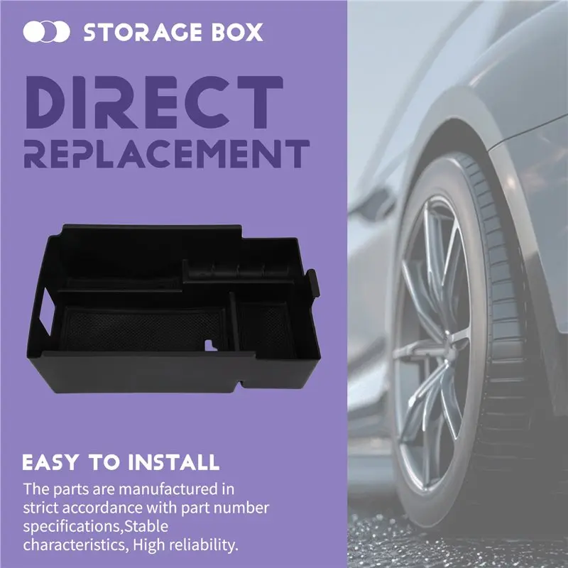 프리미엄 For Equinox 3 2018 2019 2020 MK3 자동차 제품 플라스틱 정리함 박스 팔걸이 보관함 컨테이너