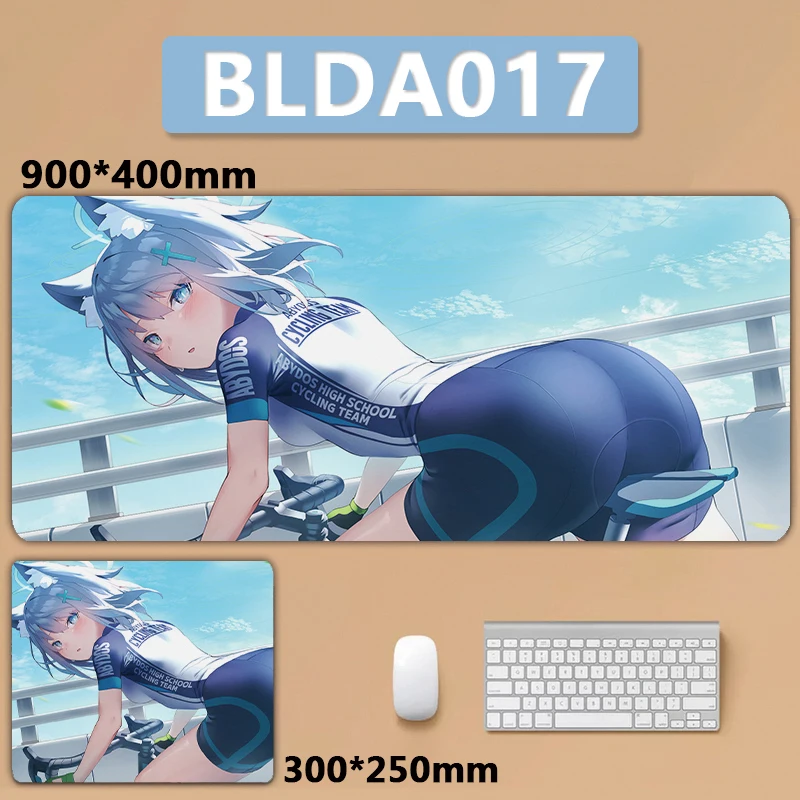 Grande Arquivo Azul Mousepad Arquivo Azul Mouse Pad Sorasaki Hina Hifumi Tendou Arisu Kuda Izuna - Imagem 2