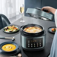 Midea High Pressure Cooker 5L Automatic Intelligent Rice Cooker 2 Inner Pots with Steamer Electric Pressure Cooker Multicooker 2