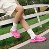 Women Clogs Summer Women Sandals Thick Bottom Home Slides Soft EVA Dry Wedges Platform Garden Shoes Beach Sandals Home Slippers 4