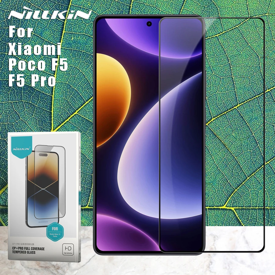 

Nillkin for Xiaomi Poco F5 Pro / f5 5G Tempered Glass CP+PRO Full Cover glue Screen Protector for Xiaomi Poco f5
