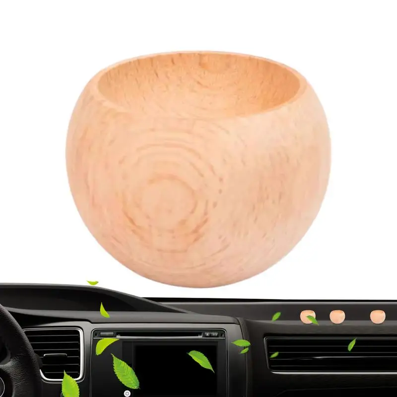 Wooden Oil Diffuser Tumbler Wooden Oil Diffusers for Car Long Lasting Small Air Freshener Aromatherapy Portable Home Decoration