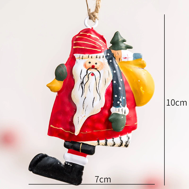 thumbnail image 1 of Metal Iron Red Mailbox Hanging Ornament Christmas Tree Pendant Letters To Santa Claus Home Christmas Decoration, 1 of 5