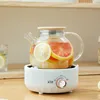 220V 1L Electric Health Preserving Pot Glass Water Boiling Kettle Teapot Fruit Tea Dessert Cooking Pot Multi Cooker 1